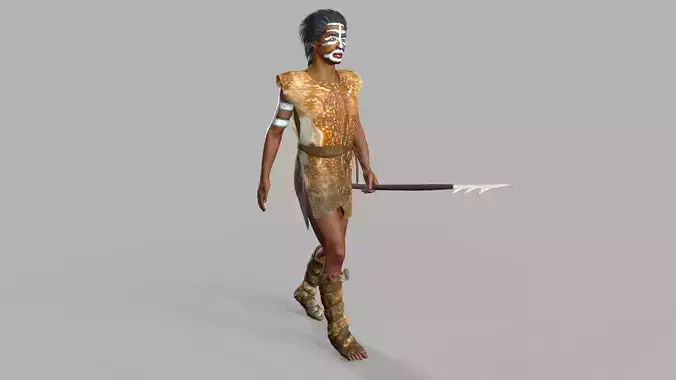 hominid Low-poly 3D model