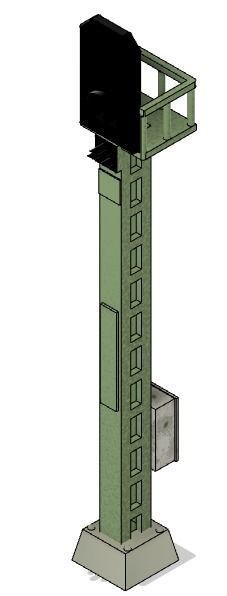 DB Blocksignal - N scale 3D print model_2