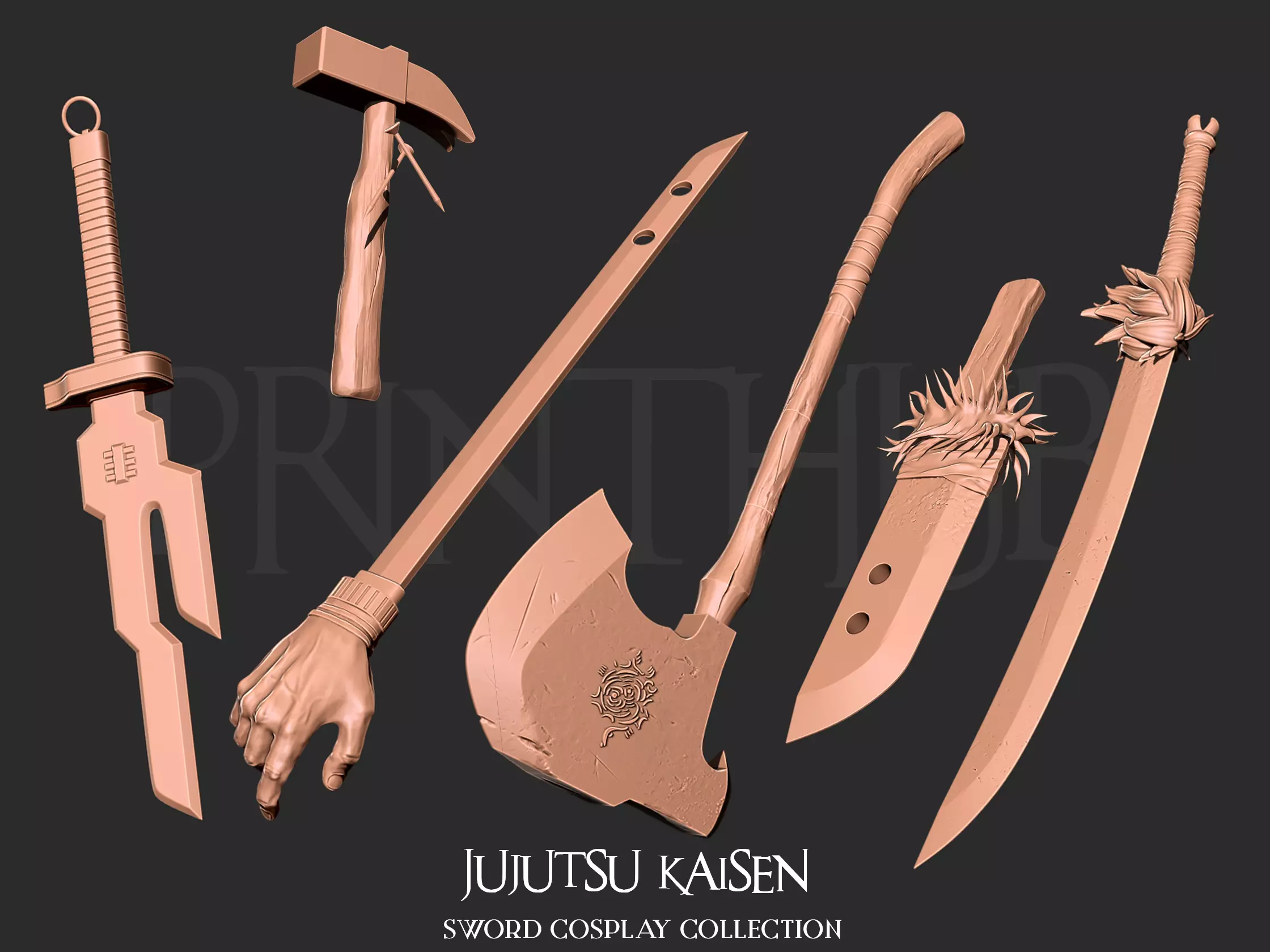 Jujutsu Kaisen - Sword Cosplay Collection  _0