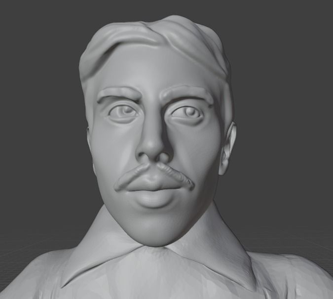 Antonio Stradivari 3D print model_1