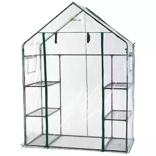 Outdoor Garden Greenhouse Plastic Grow House 3D model