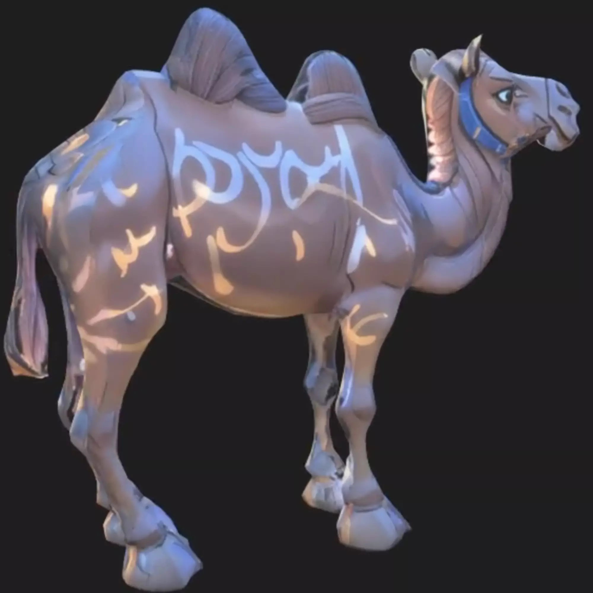 Camel Model 3D 3D model_0