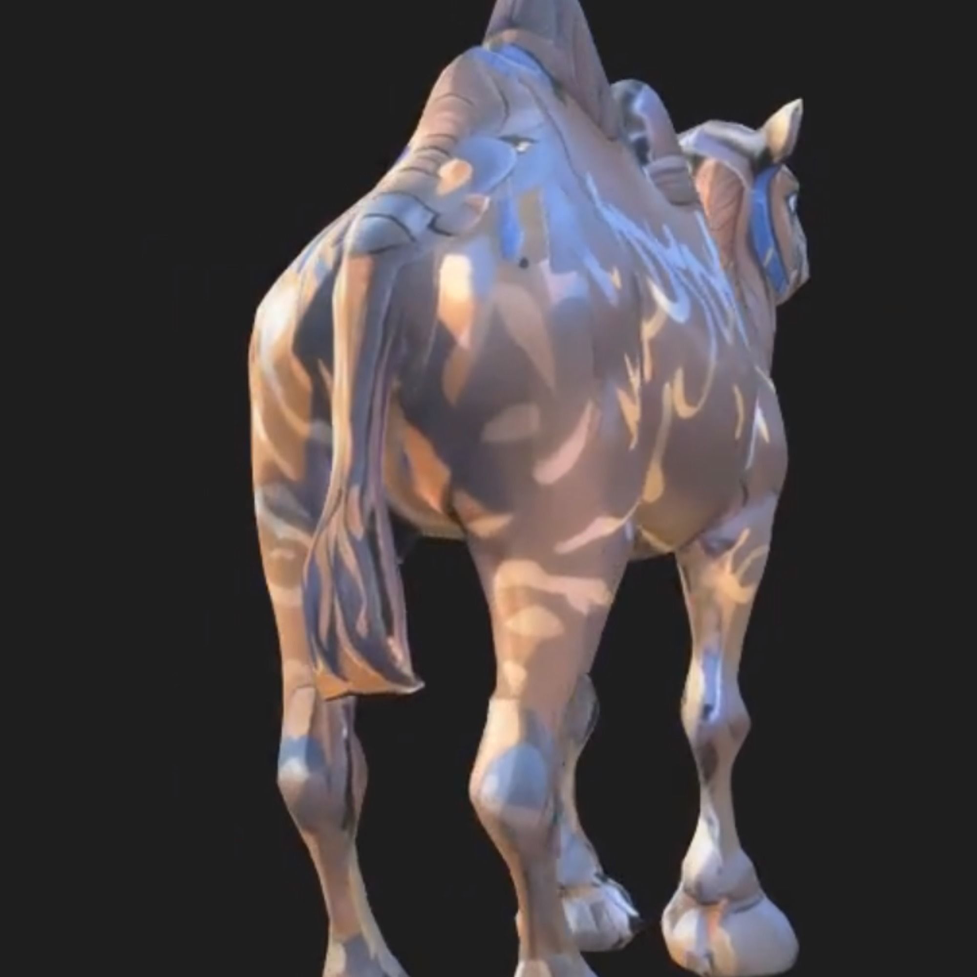Camel Model 3D 3D model_5