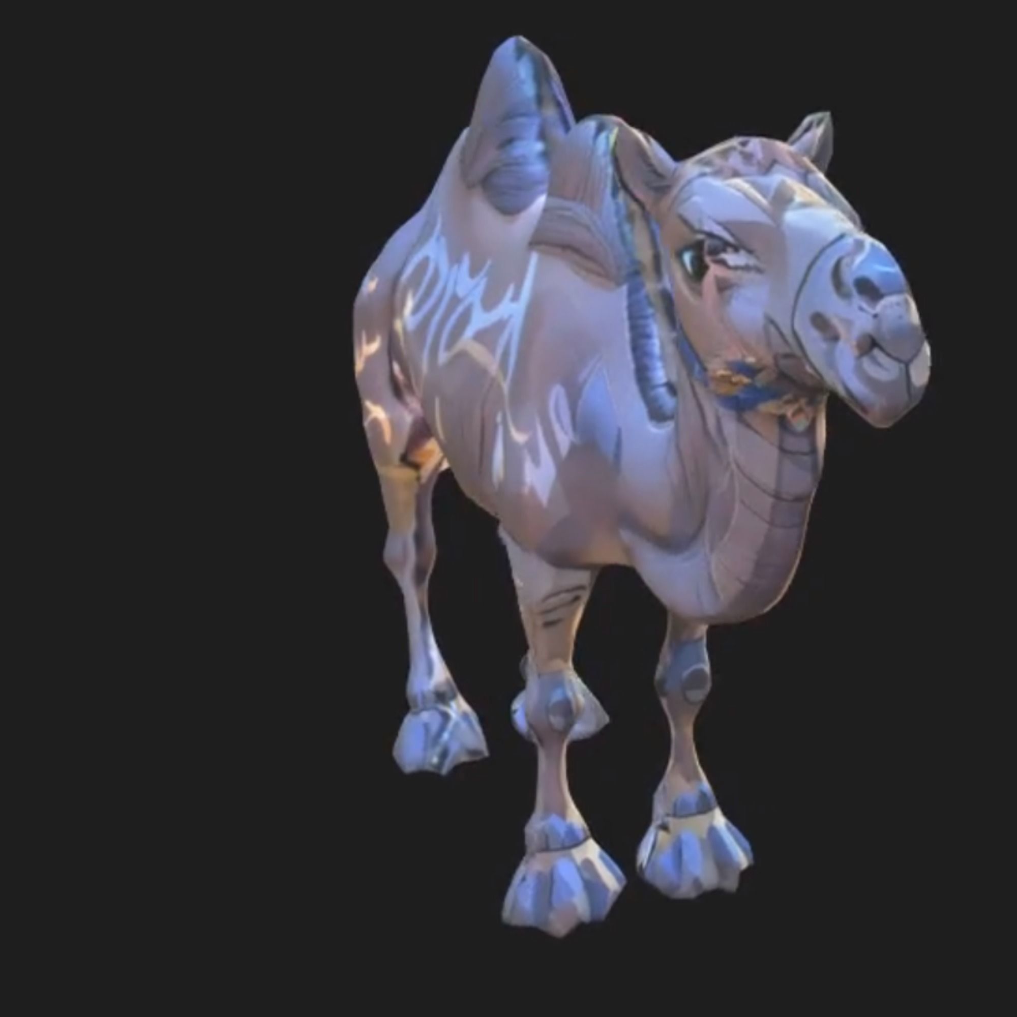 Camel Model 3D 3D model_4