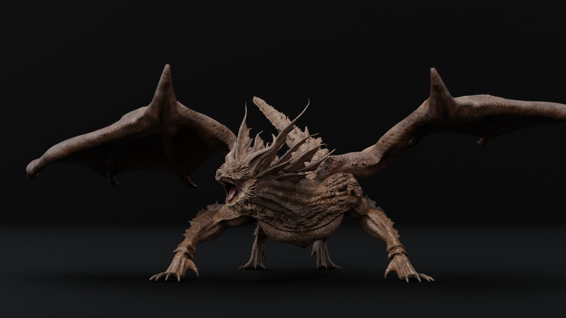 Dragons Creature 3D Model Collection_19