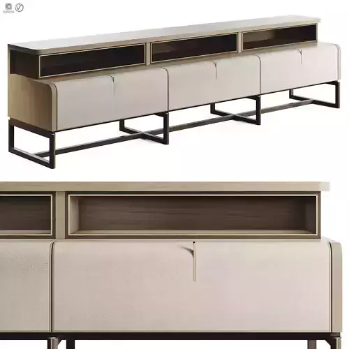 Frato ARLES TV UNIT Sideboard Low-poly 3D model