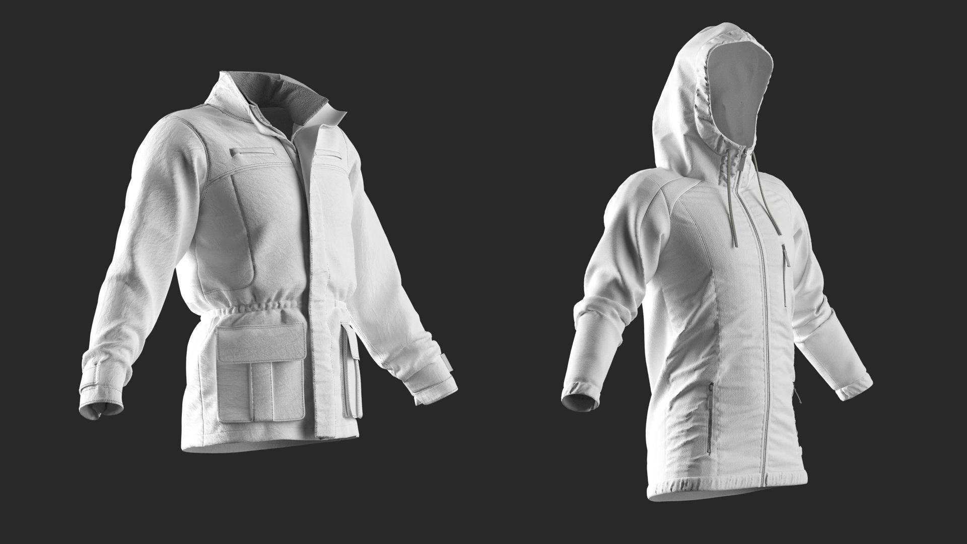 18 Mens Clothes - Vol 3 - Marvelous Designer 3D model_4