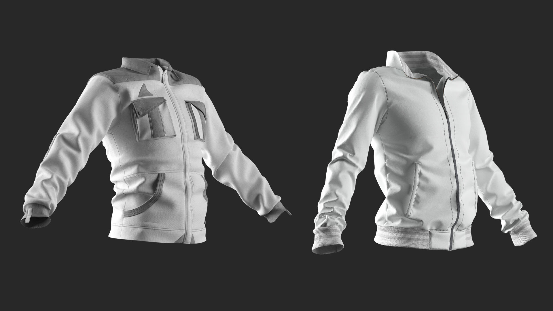 18 Mens Clothes - Vol 3 - Marvelous Designer 3D model_8