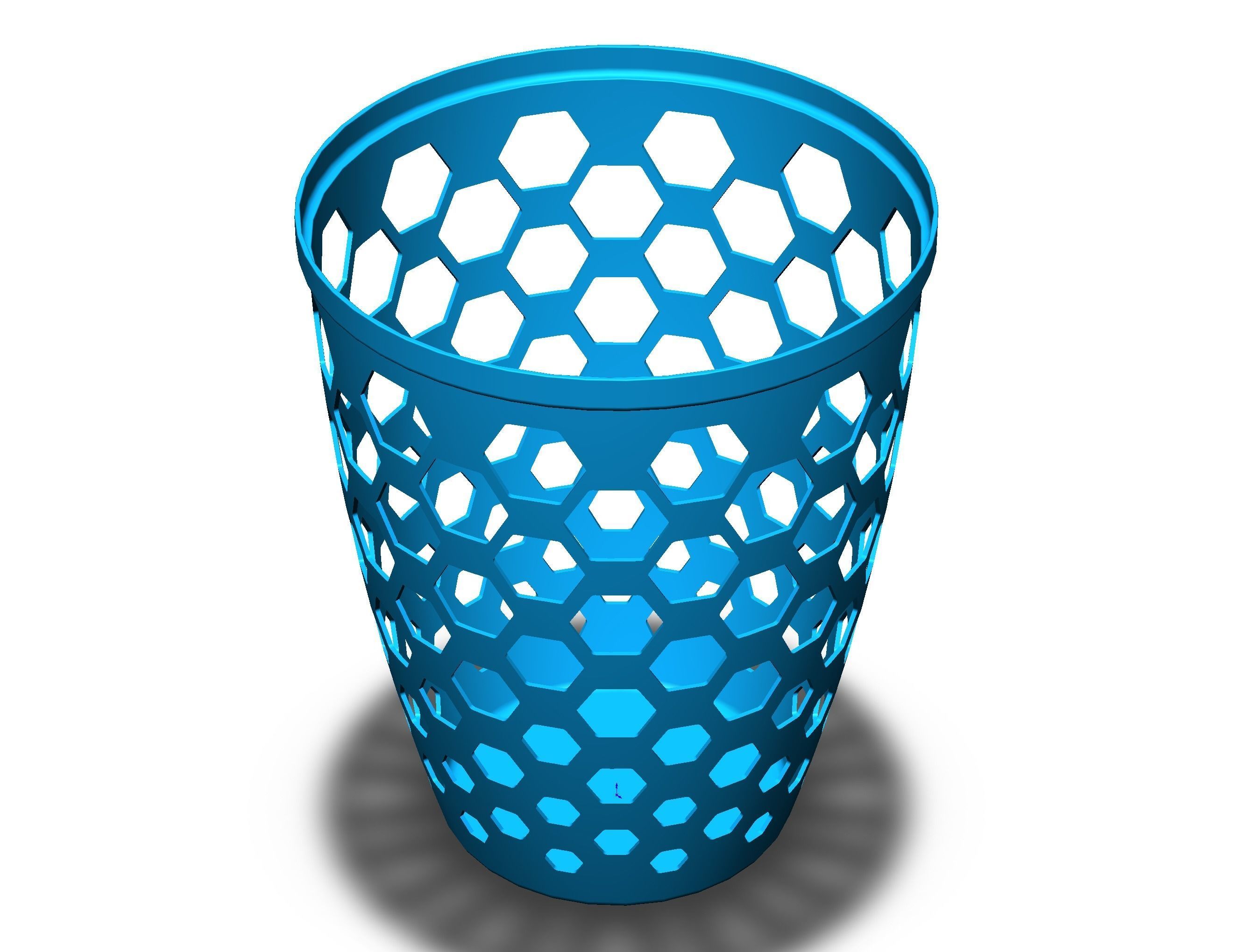Multi-Purpose Round Basket 25 cm Width 3D print model_9