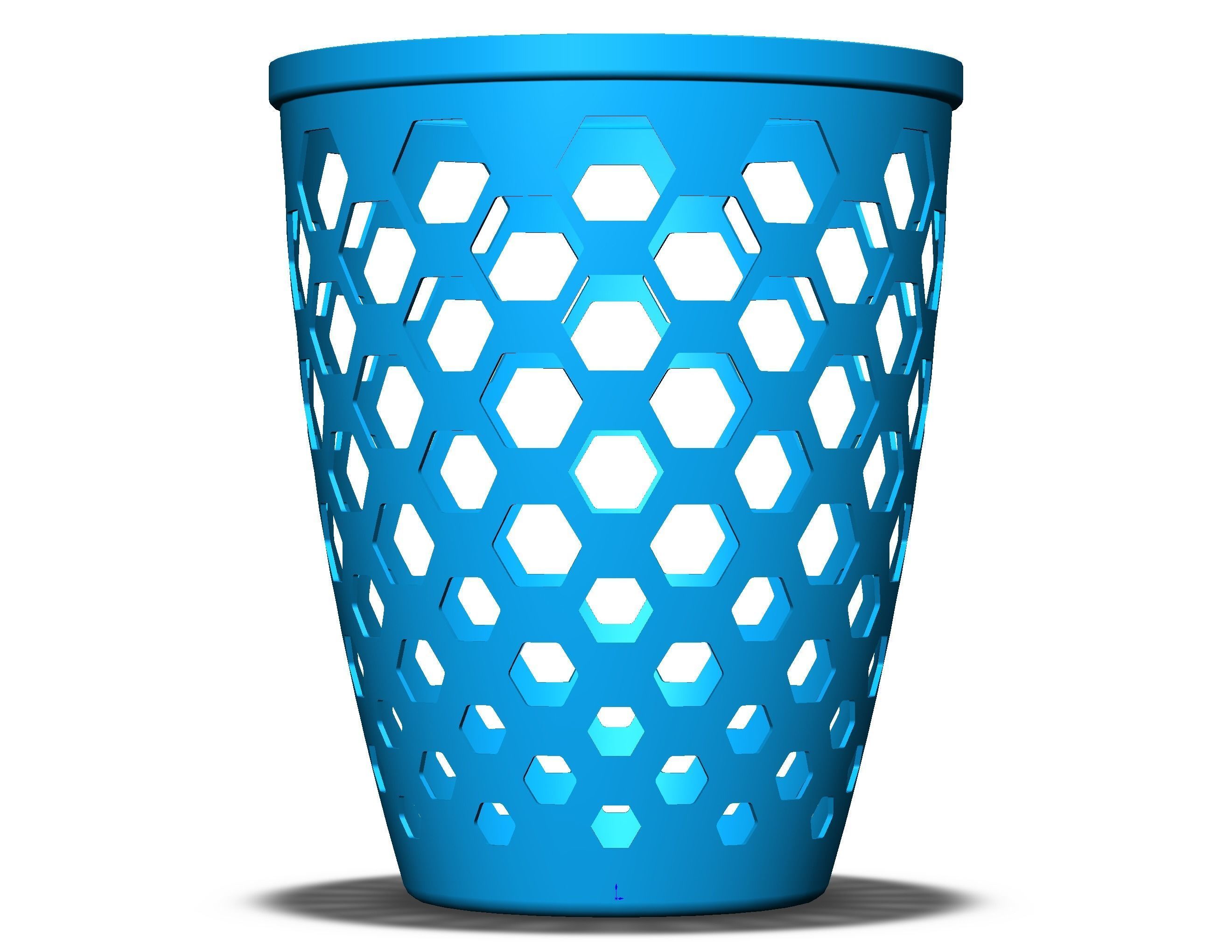 Multi-Purpose Round Basket 25 cm Width 3D print model_25