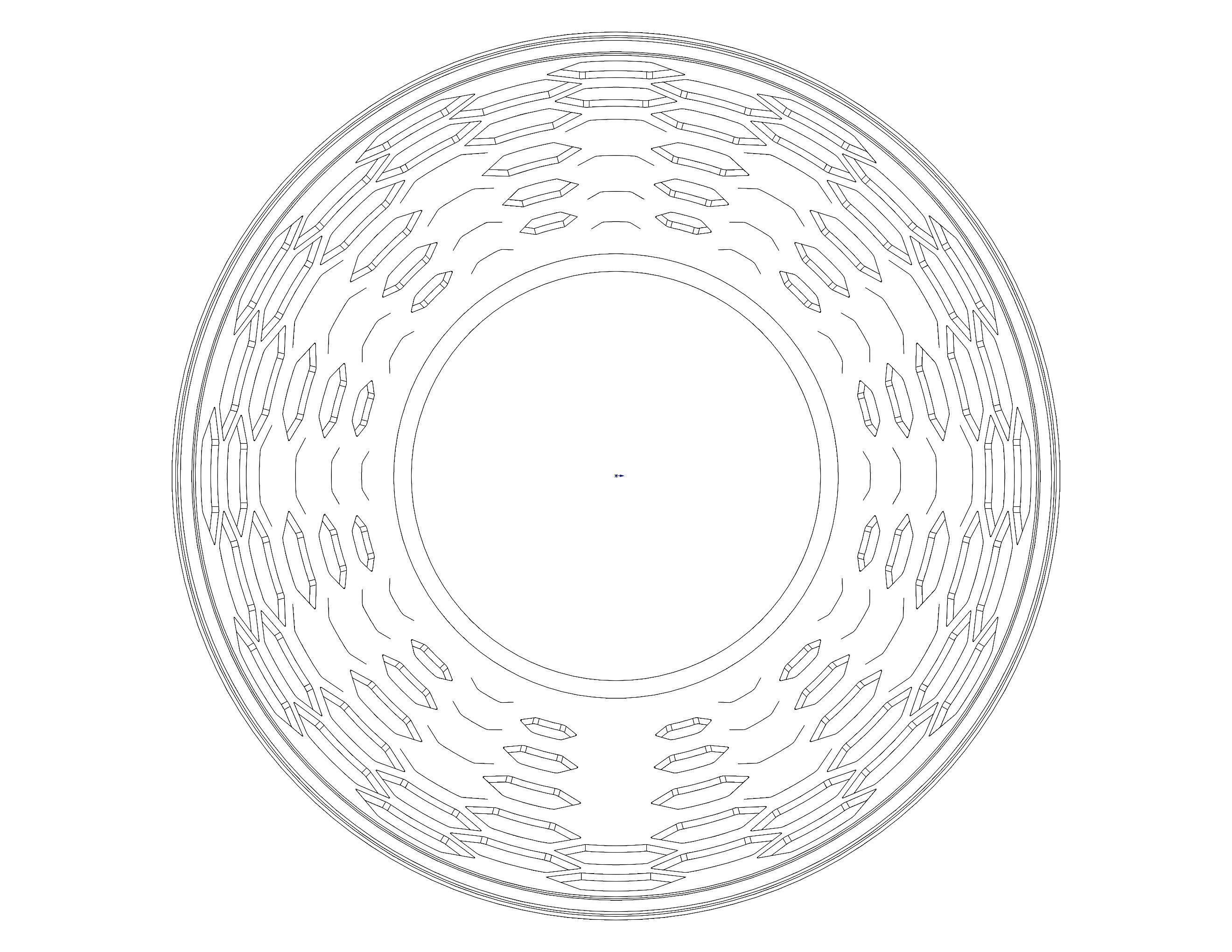 Multi-Purpose Round Basket 25 cm Width 3D print model_14