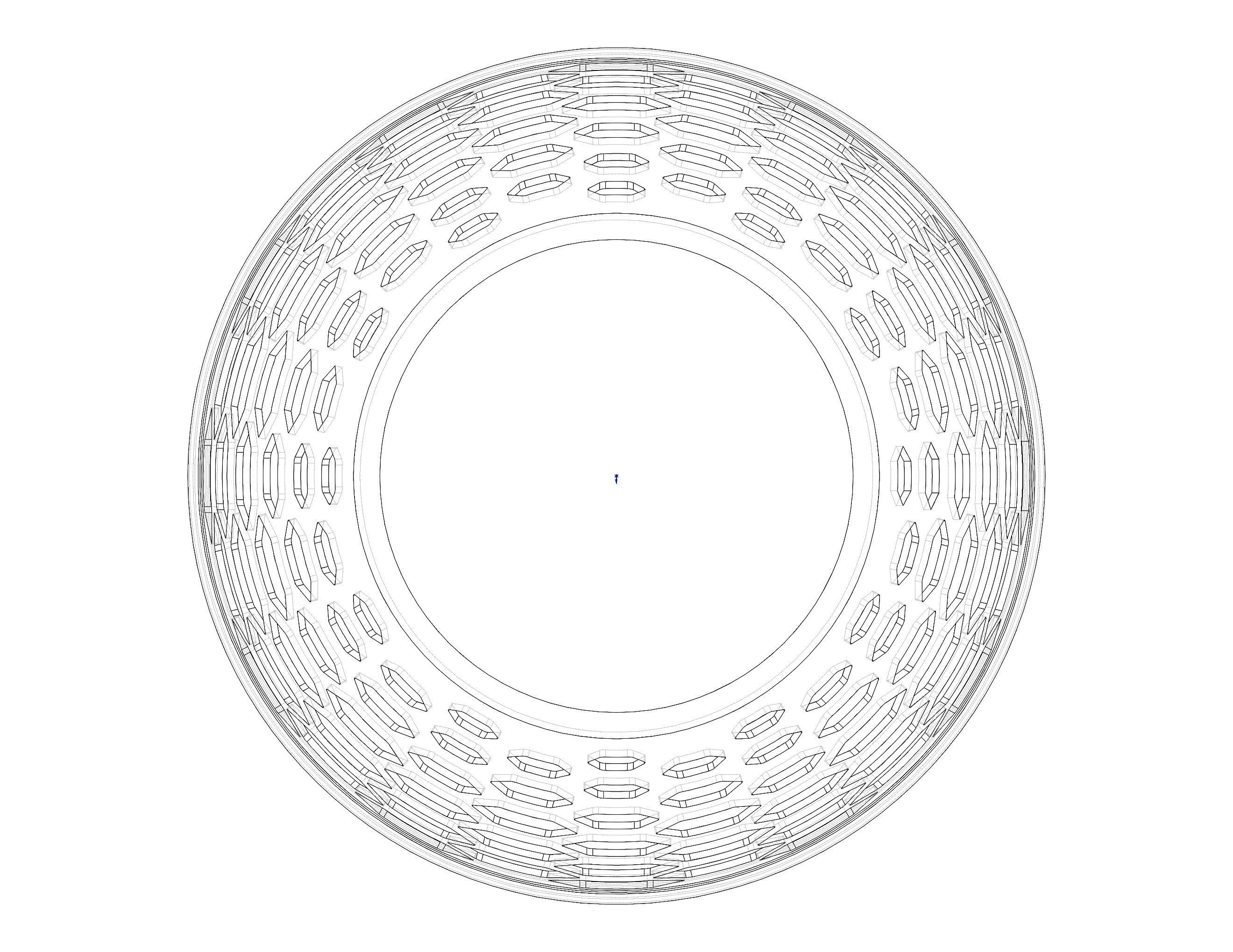 Multi-Purpose Round Basket 25 cm Width 3D print model_39