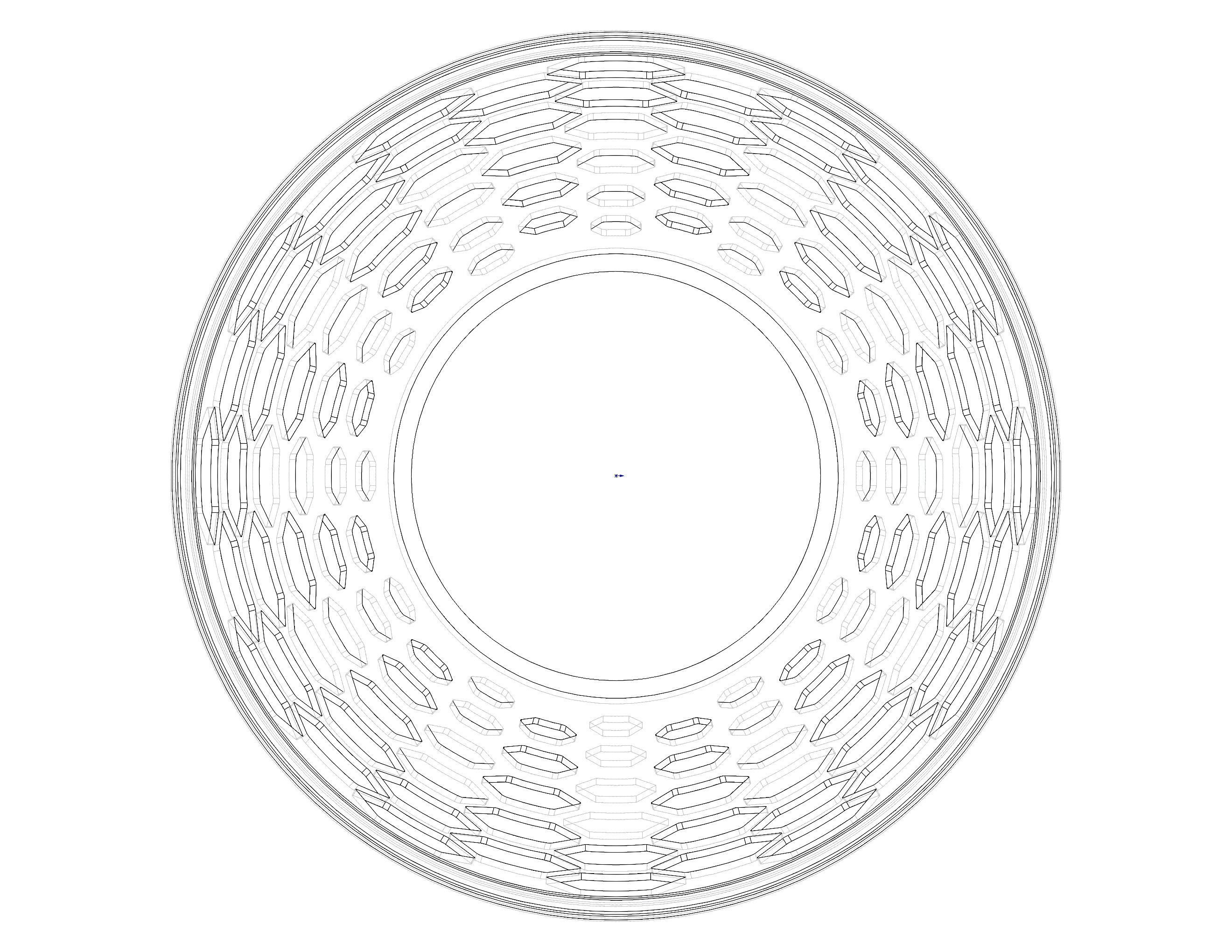 Multi-Purpose Round Basket 25 cm Width 3D print model_15