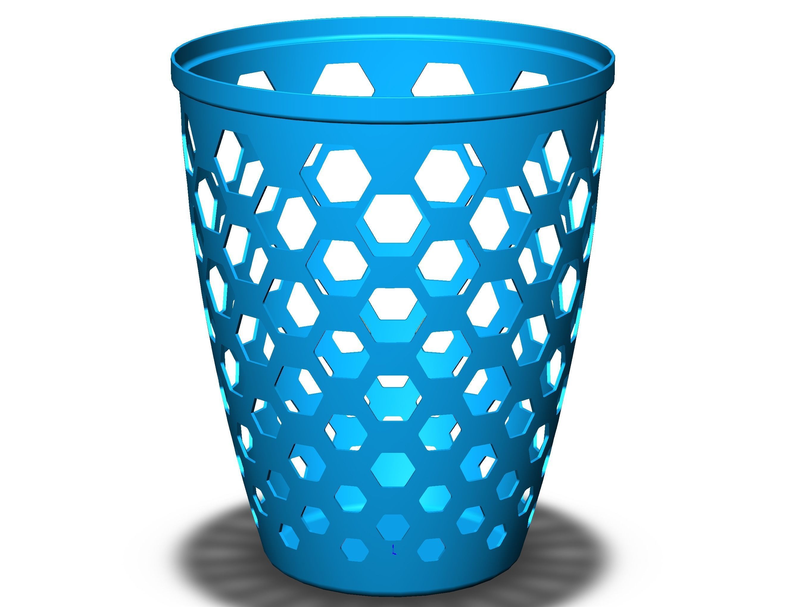 Multi-Purpose Round Basket 25 cm Width 3D print model_5