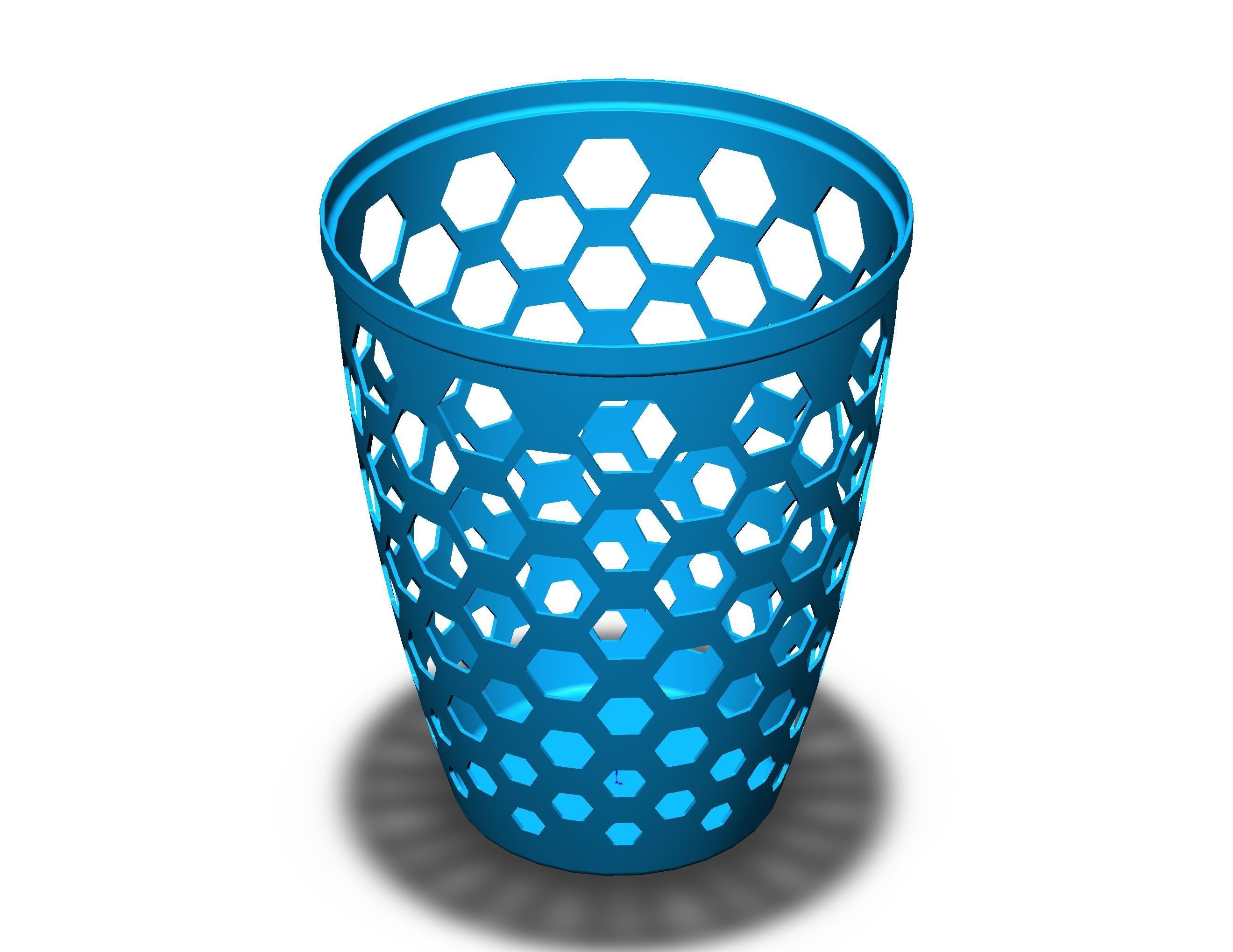 Multi-Purpose Round Basket 25 cm Width 3D print model_13
