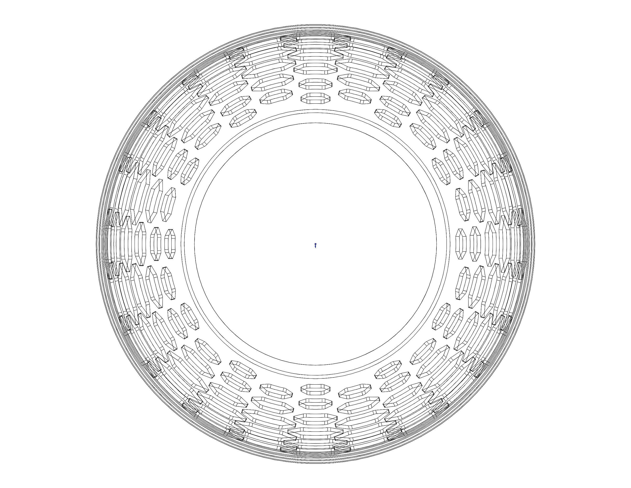 Multi-Purpose Round Basket 25 cm Width 3D print model_40