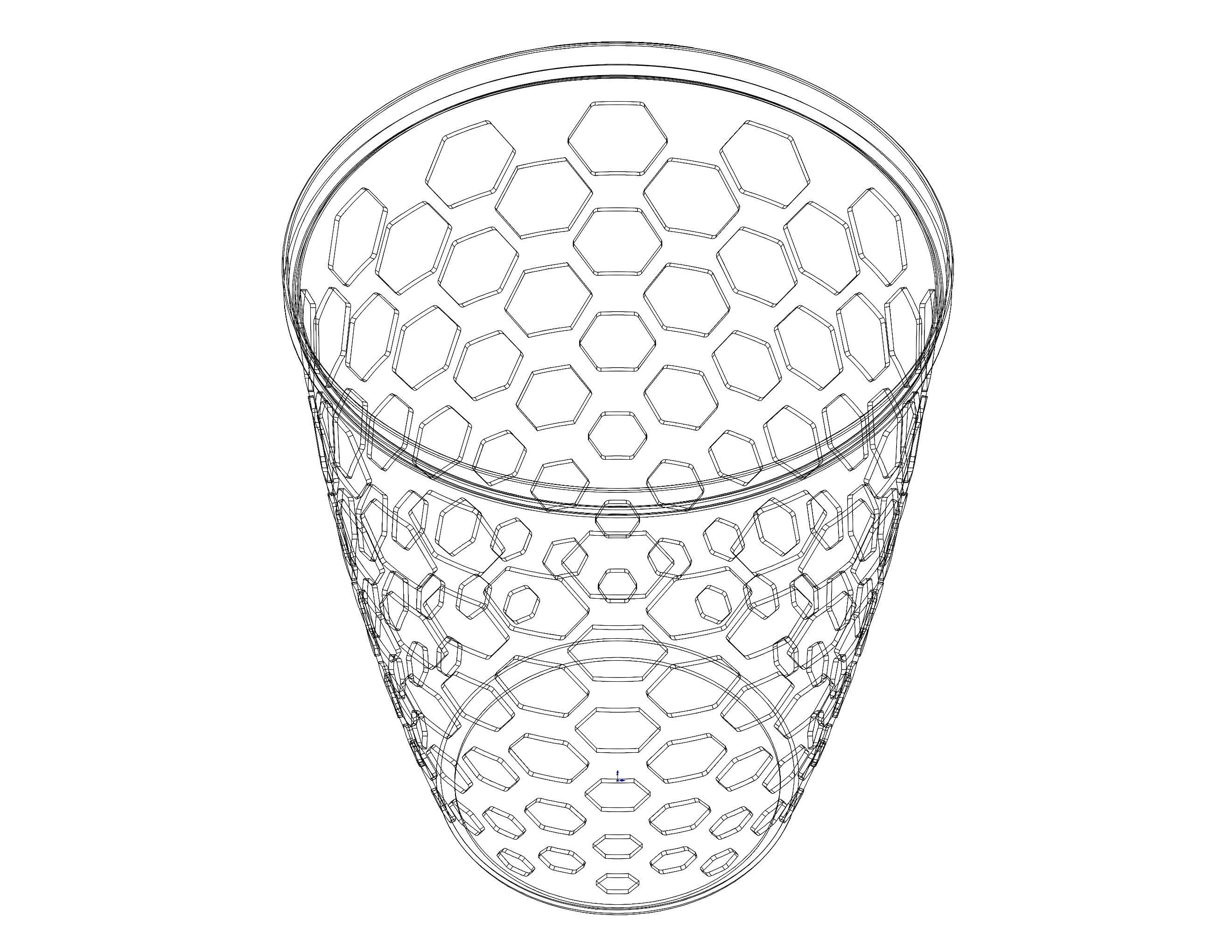 Multi-Purpose Round Basket 25 cm Width 3D print model_20