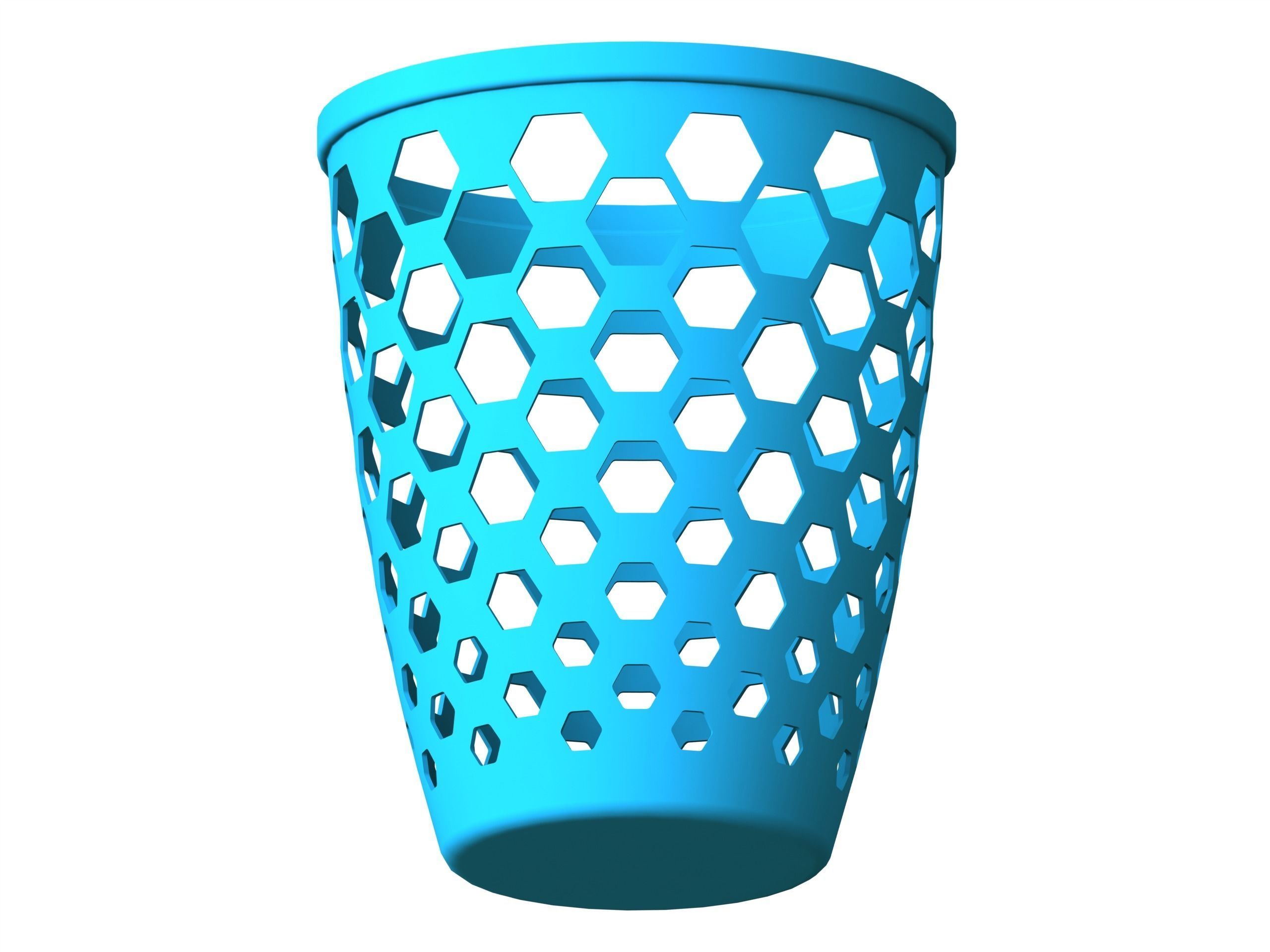 Multi-Purpose Round Basket 25 cm Width 3D print model_1