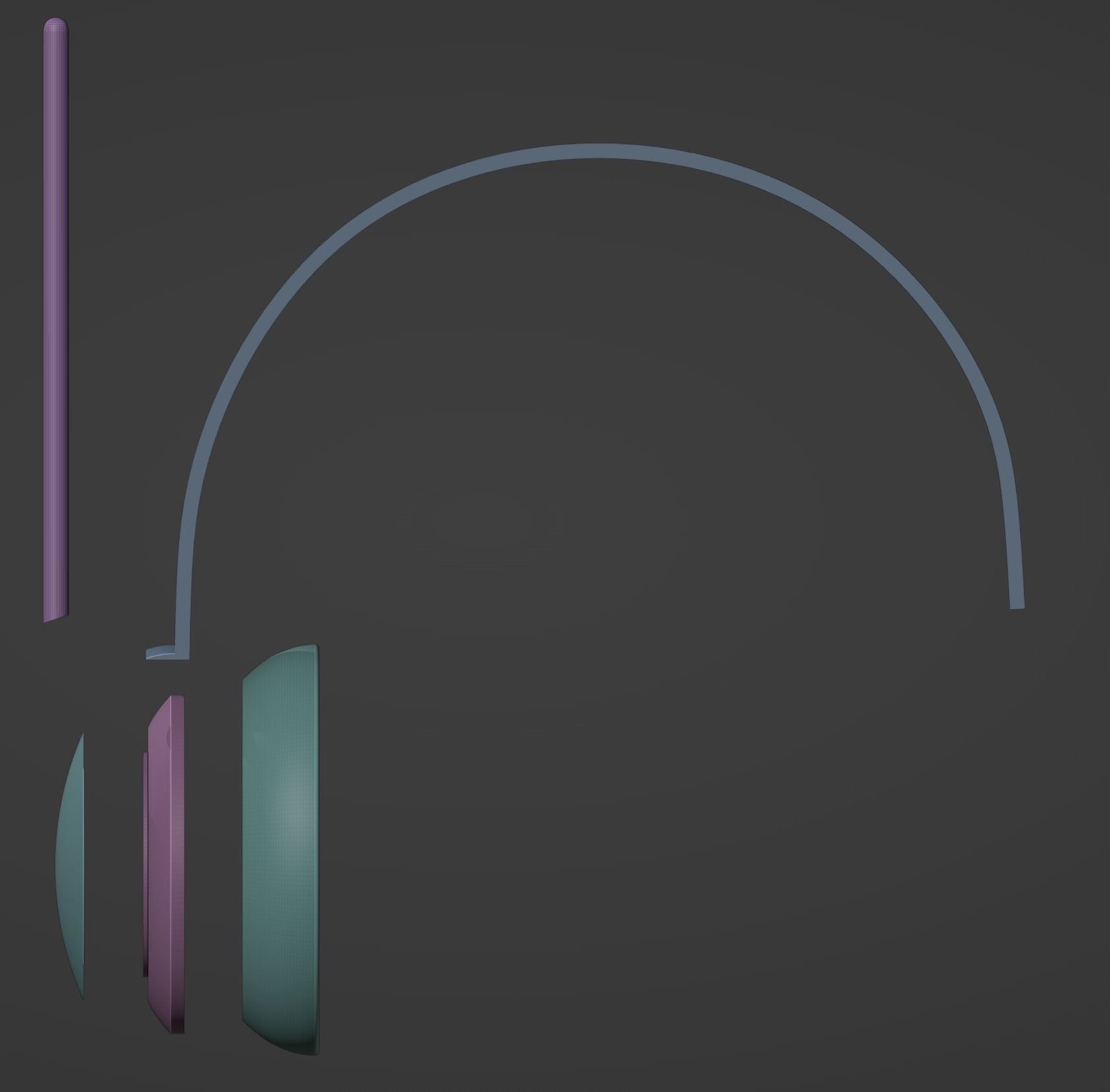 ONE PIECE SANJI HEADPHONE EGGHEAD COSPLAY 3D PRINT MODEL 3D print model_1