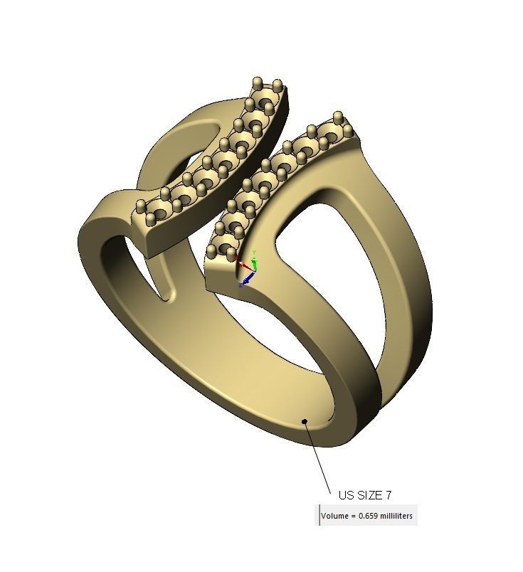 Open work diamond arcs open fashion ring US sizes 7to10 3D print model_16