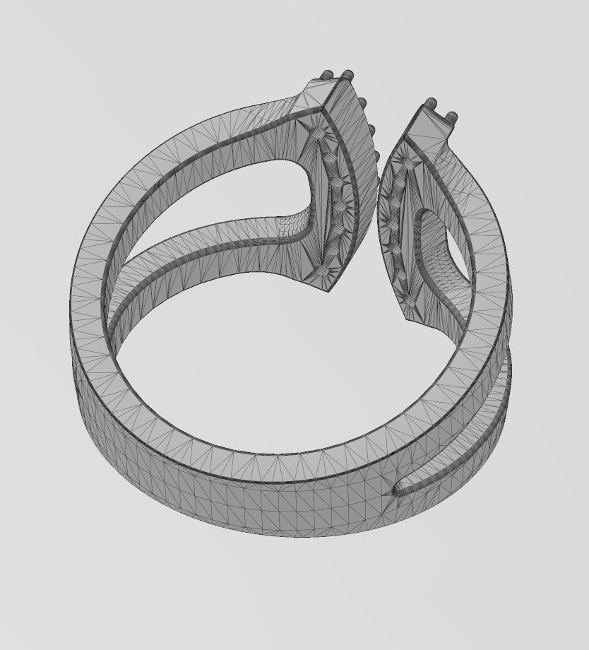 Open work diamond arcs open fashion ring US sizes 7to10 3D print model_15