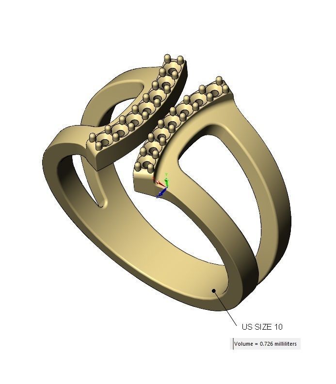 Open work diamond arcs open fashion ring US sizes 7to10 3D print model_12
