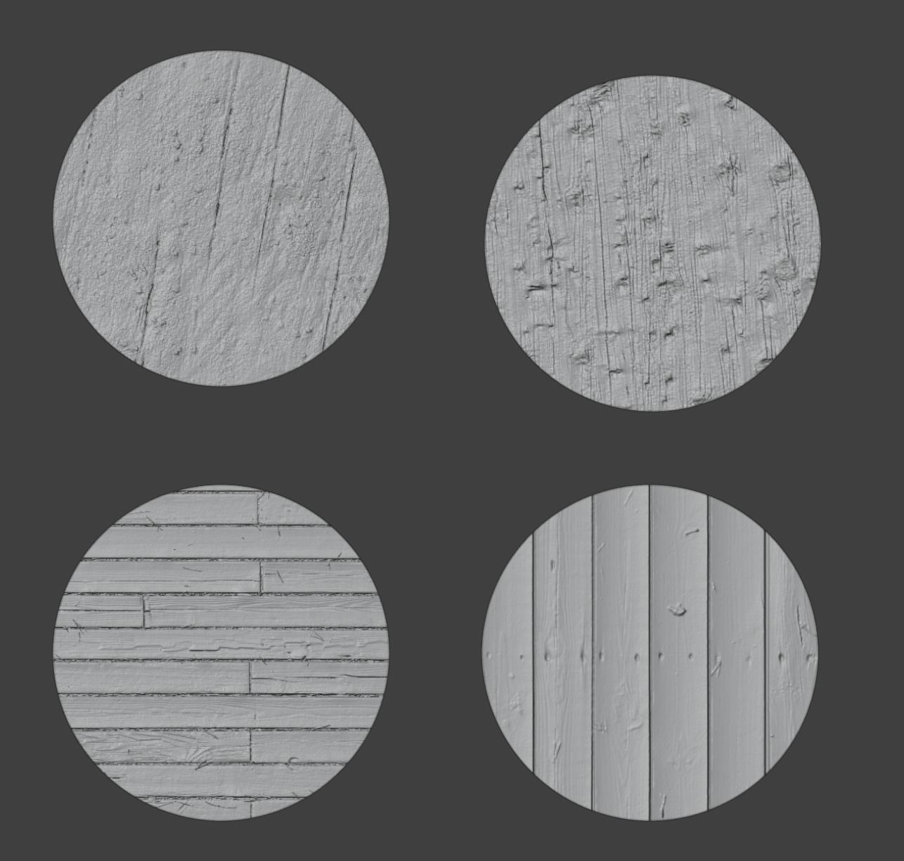 20 Miniature wood bases war hammer 3D print model_6