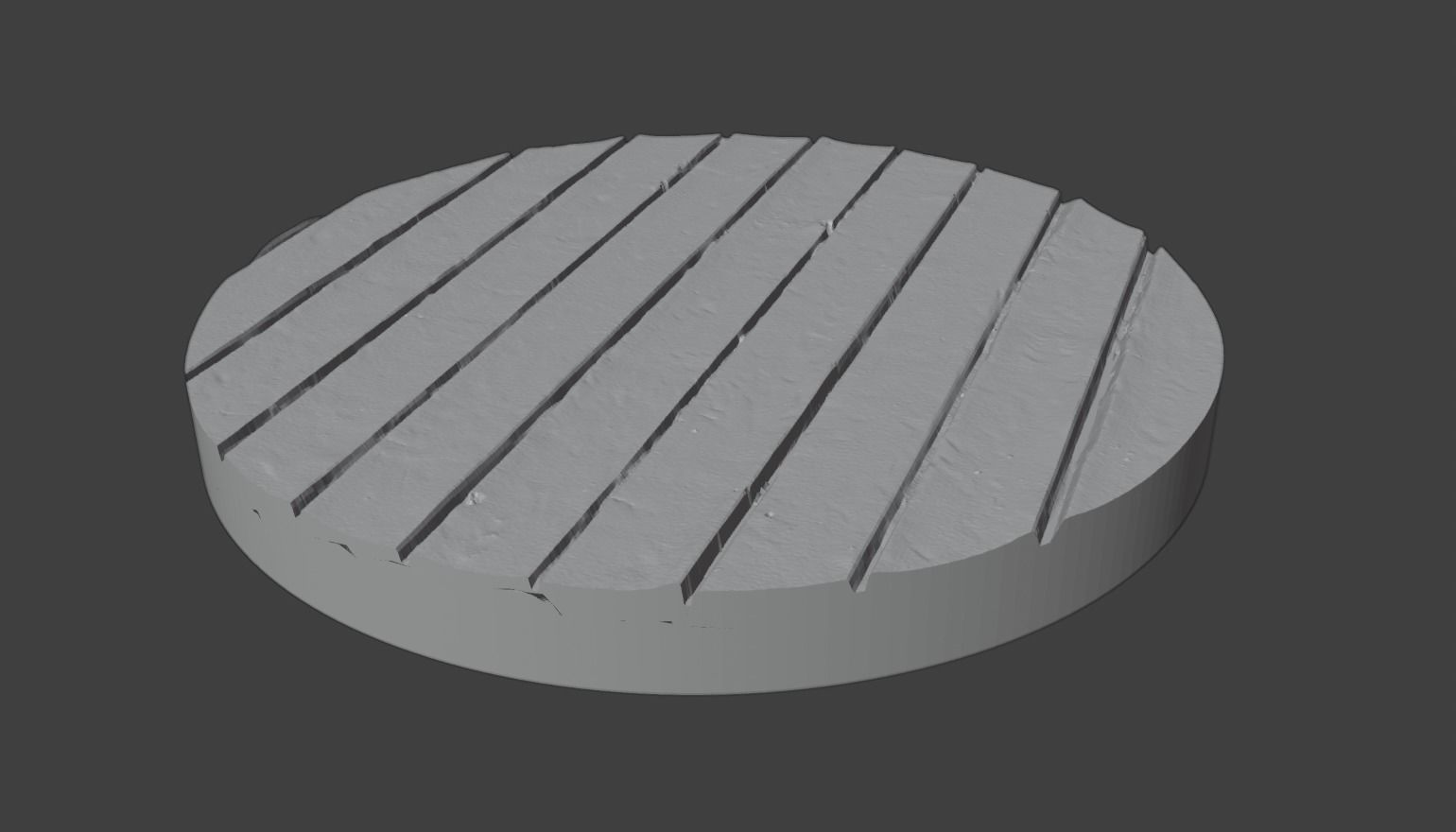 20 Miniature wood bases war hammer 3D print model_7