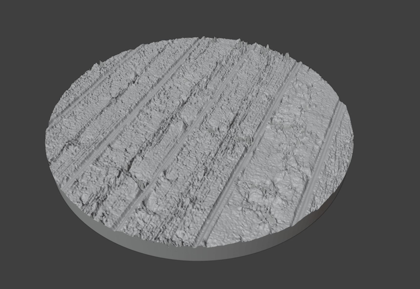 20 Miniature wood bases war hammer 3D print model_25