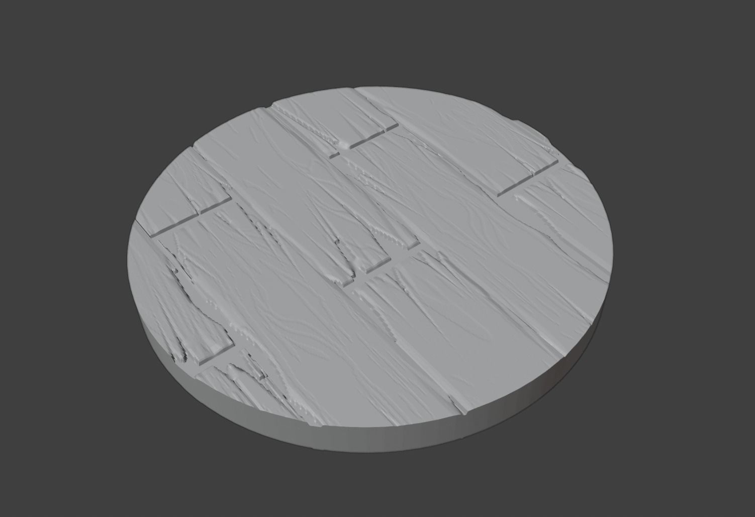 20 Miniature wood bases war hammer 3D print model_1