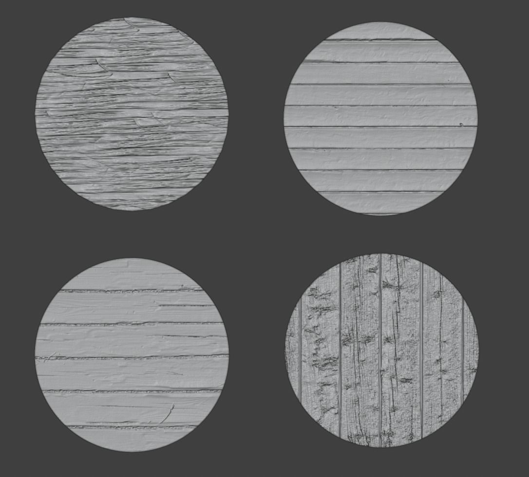 20 Miniature wood bases war hammer 3D print model_4