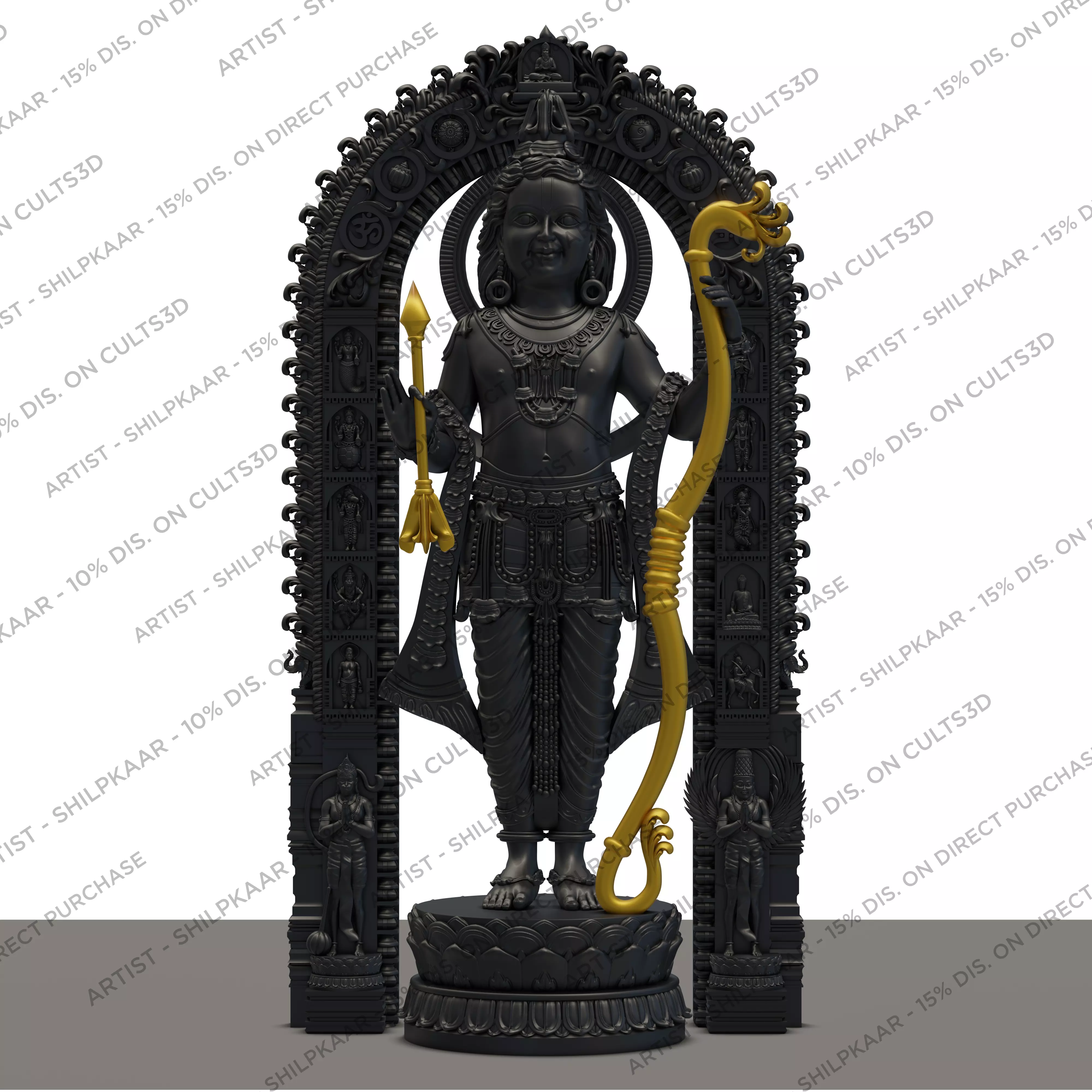 Ram Lalla Murti 3d model with mehrav prabhvalli 3D print model_0