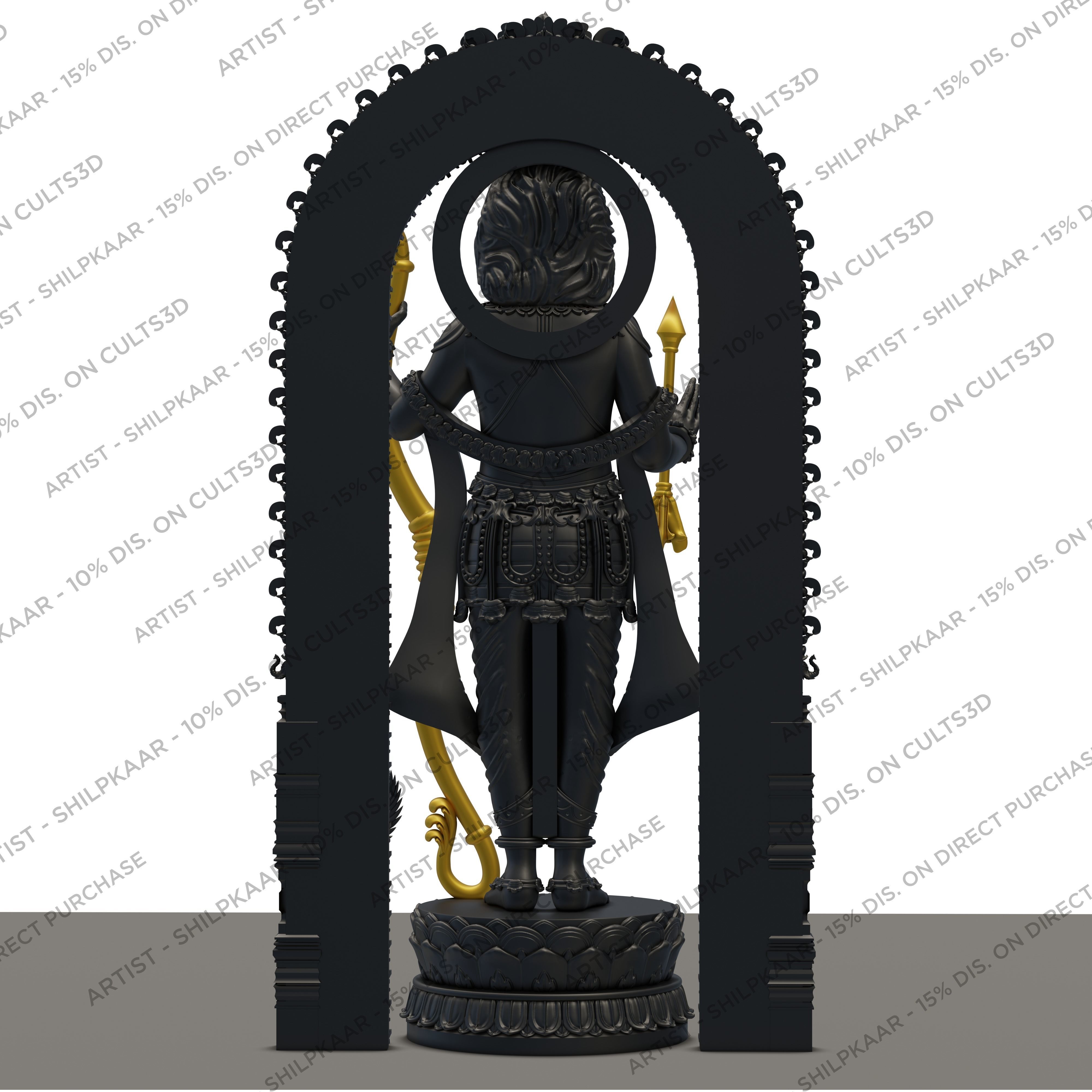 Ram Lalla Murti 3d model with mehrav prabhvalli 3D print model_3