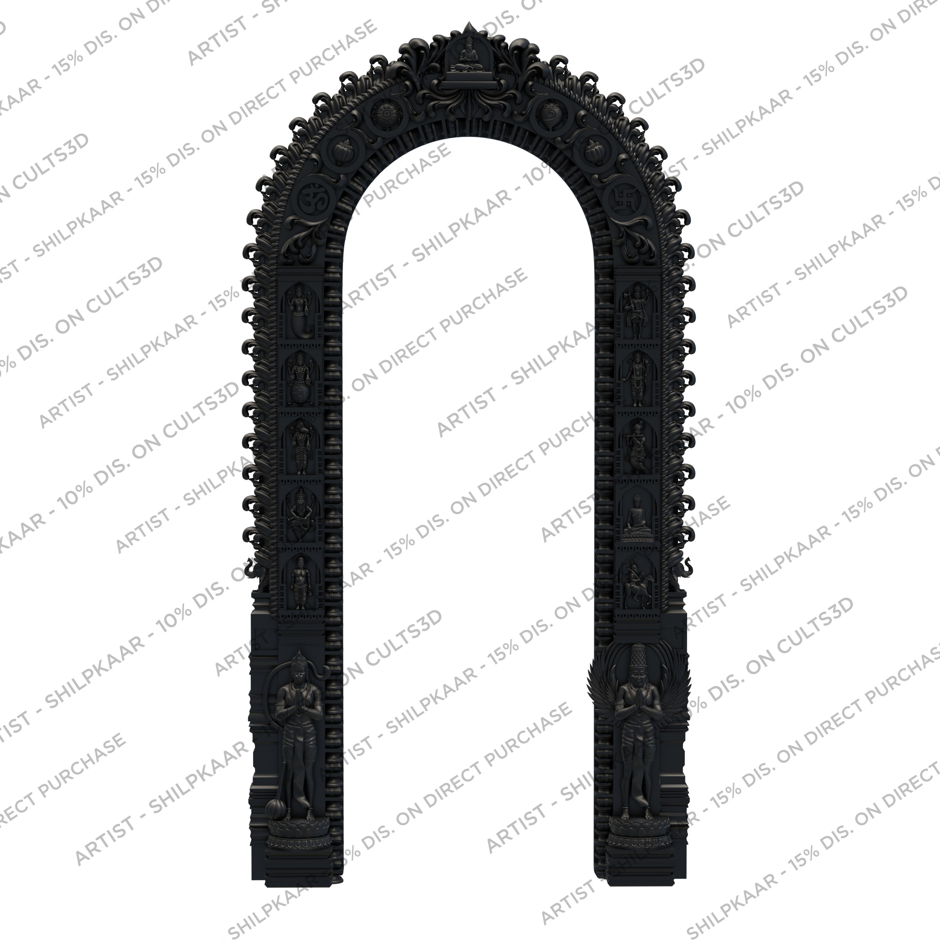 Ram Lalla Murti 3d model with mehrav prabhvalli 3D print model_9