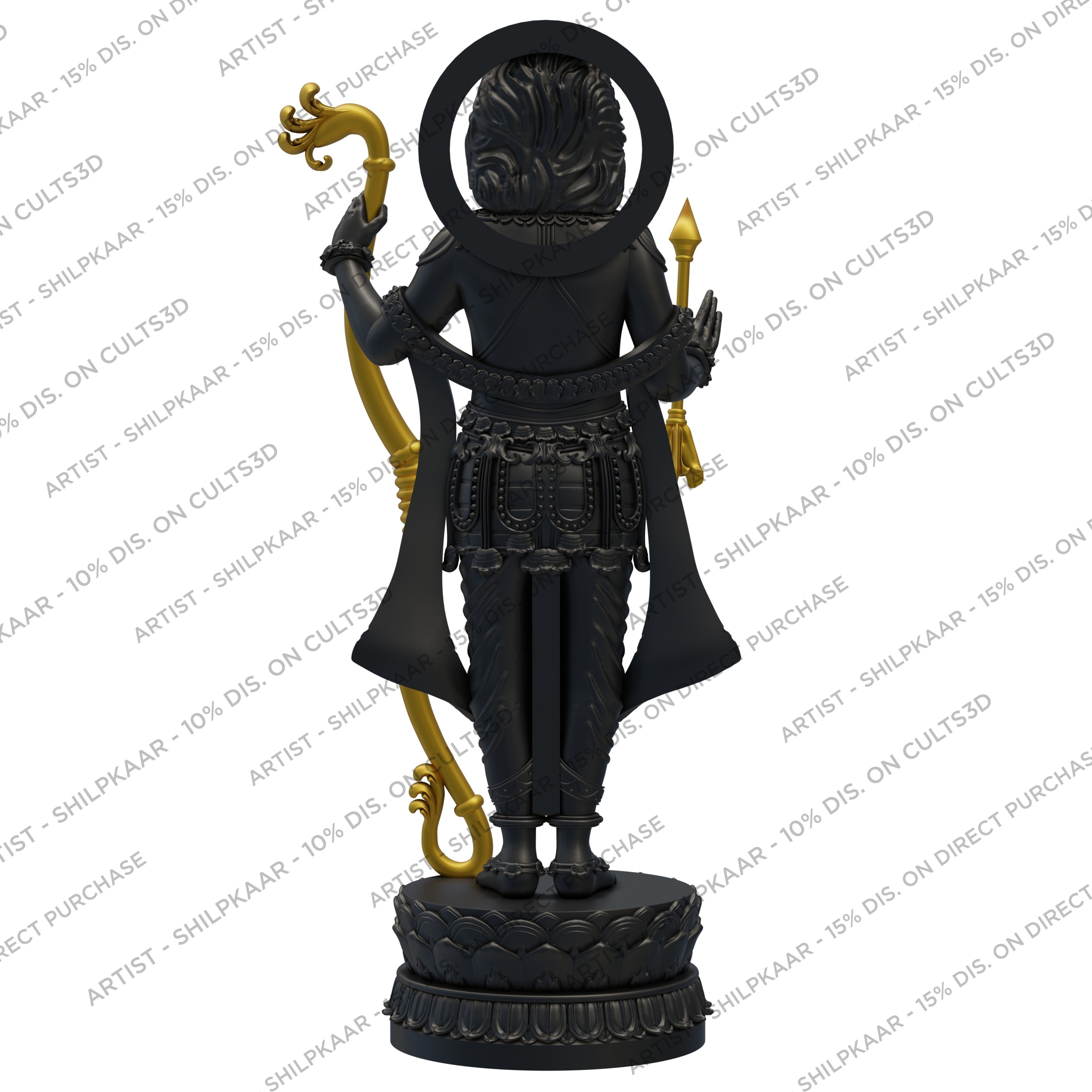 Ram Lalla Murti 3d model with mehrav prabhvalli 3D print model_8