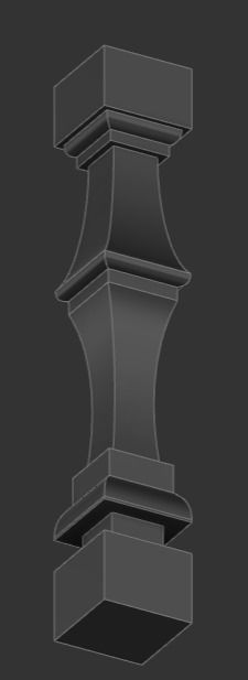 Piller SQ Type 3D model_1