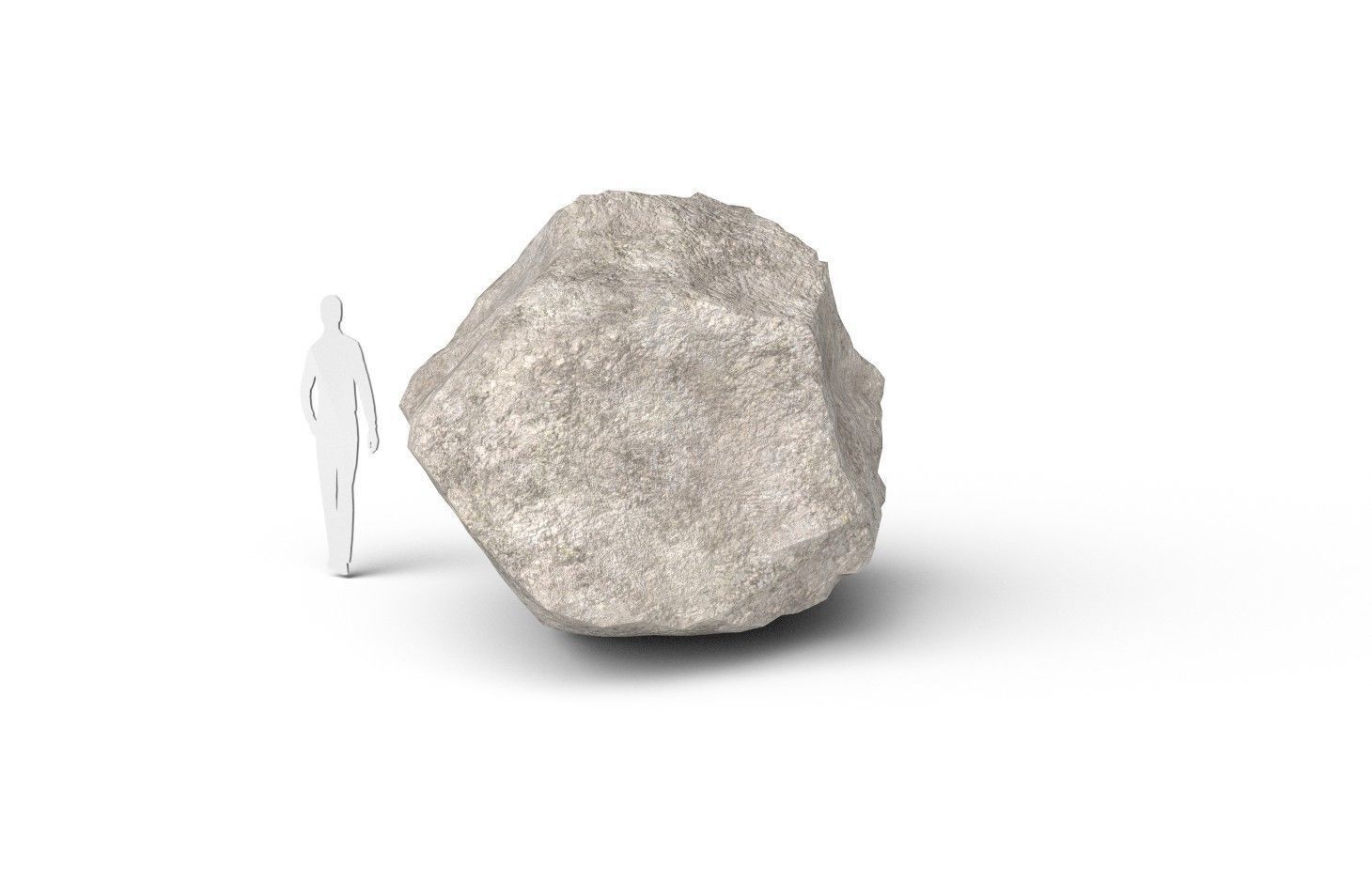 Rock M09A Low-poly 3D model_2