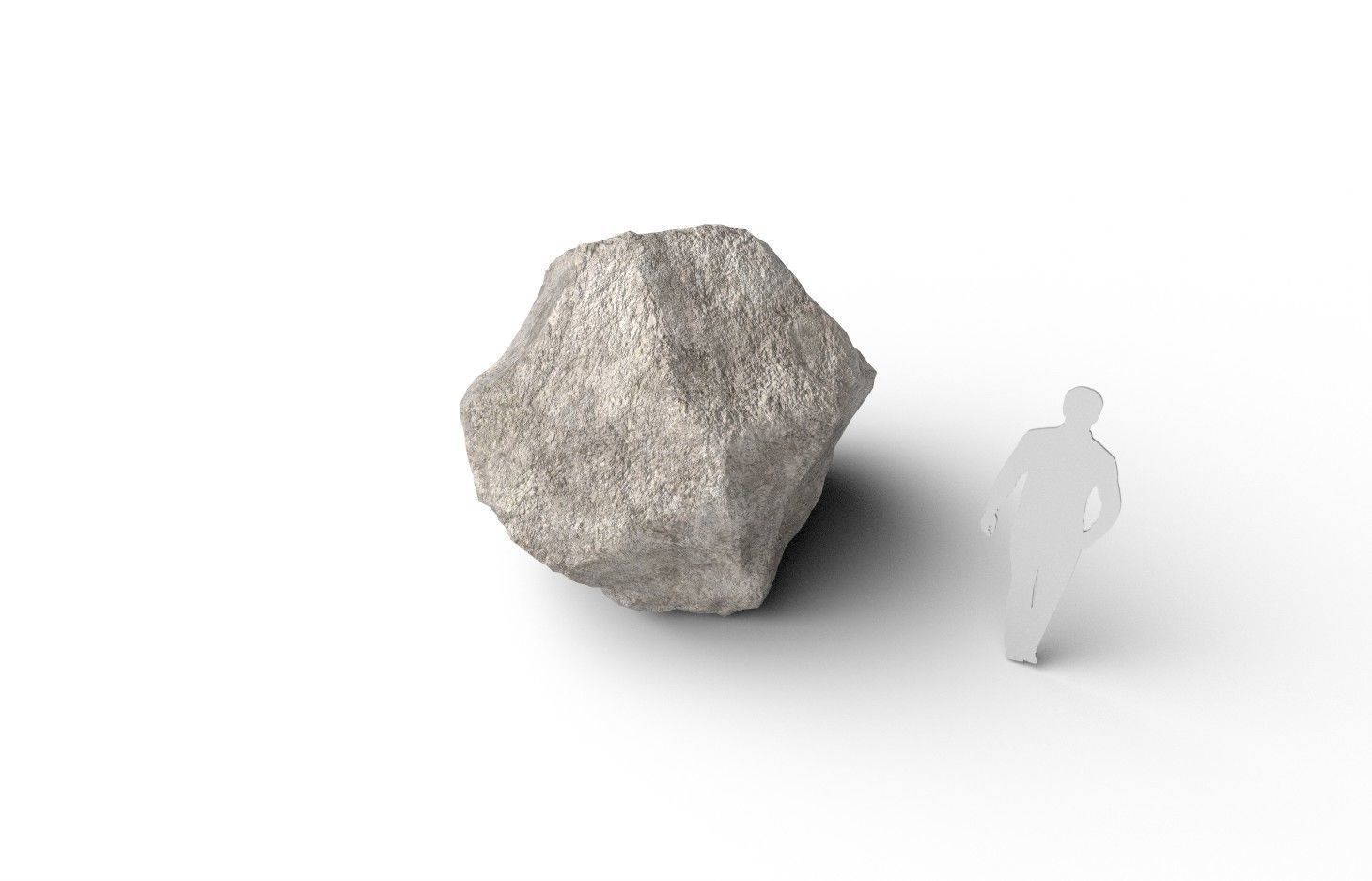 Rock M09A Low-poly 3D model_5