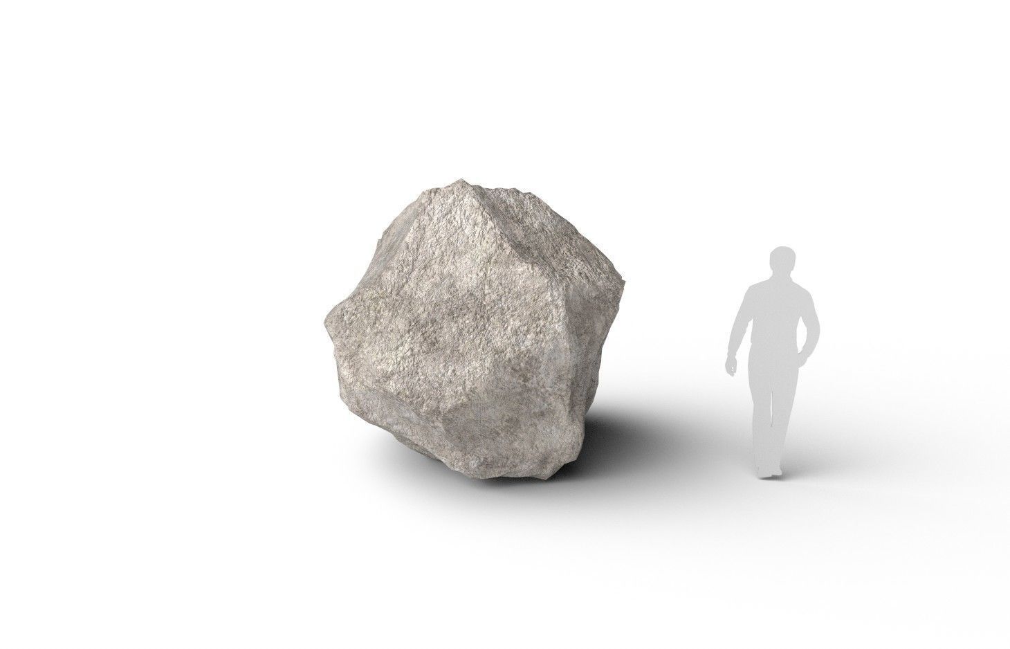 Rock M09A Low-poly 3D model_4