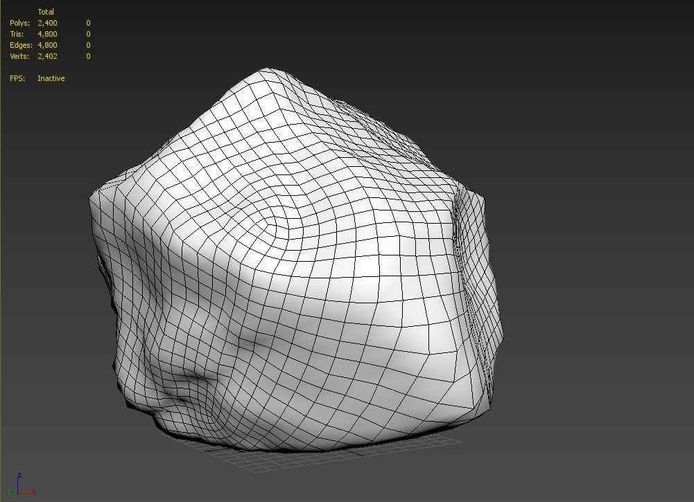 Rock M09A Low-poly 3D model_6