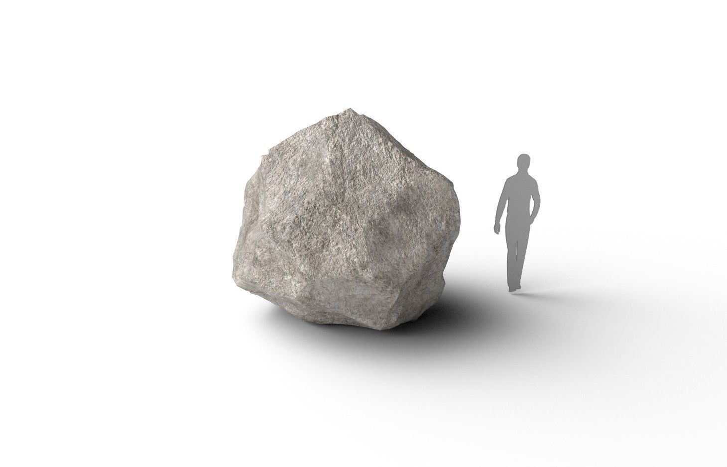 Rock M09A Low-poly 3D model_3