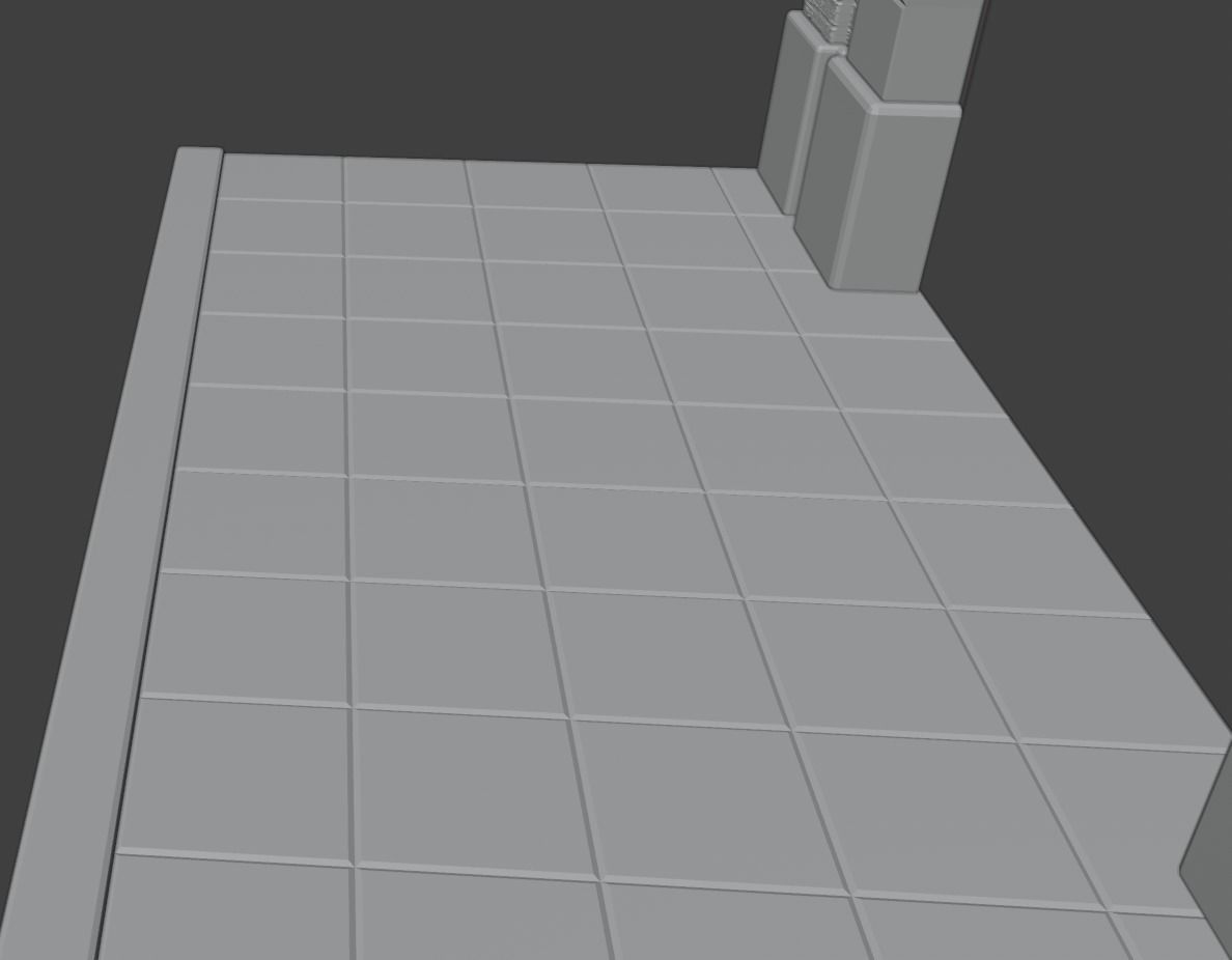 Platform 9 3-4 display 3D print model_11