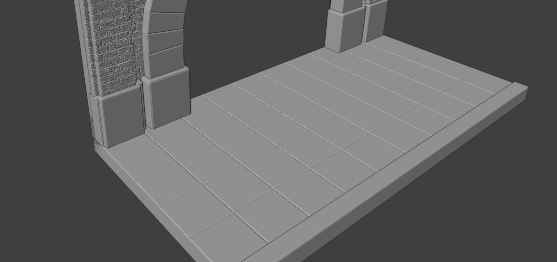 Platform 9 3-4 display 3D print model_8