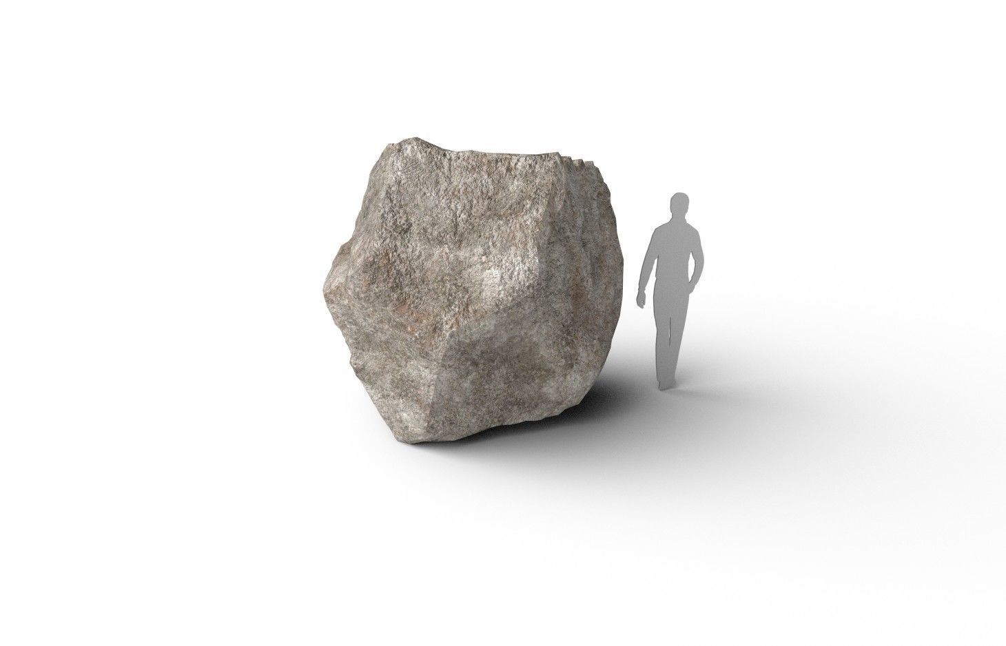 Rock M08A Low-poly 3D model_4