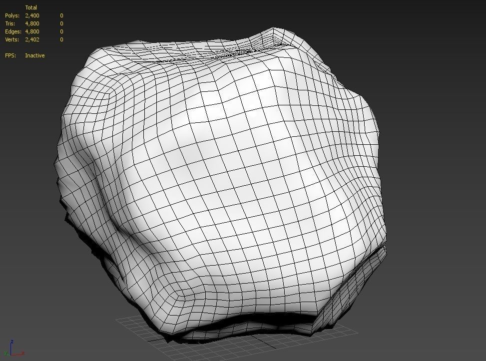 Rock M08A Low-poly 3D model_6
