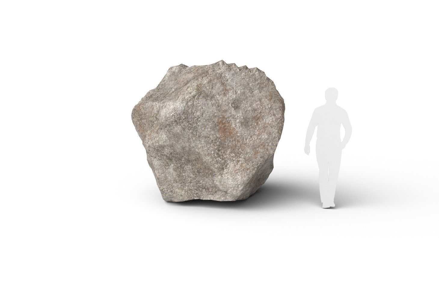 Rock M08A Low-poly 3D model_5