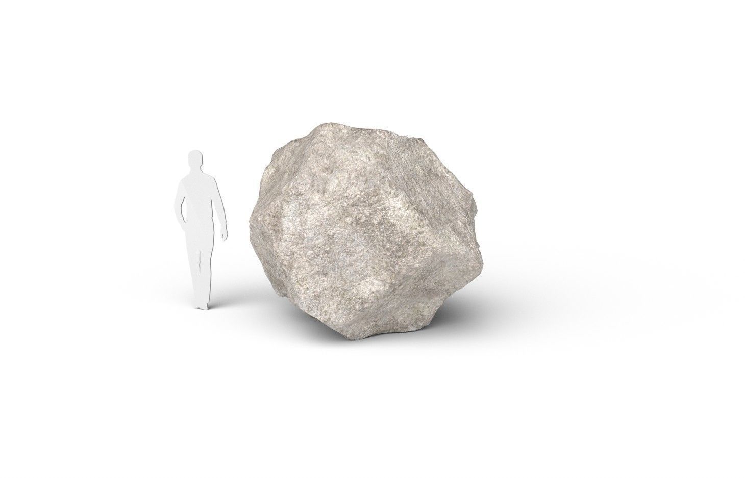 Rock M07A Low-poly 3D model_2