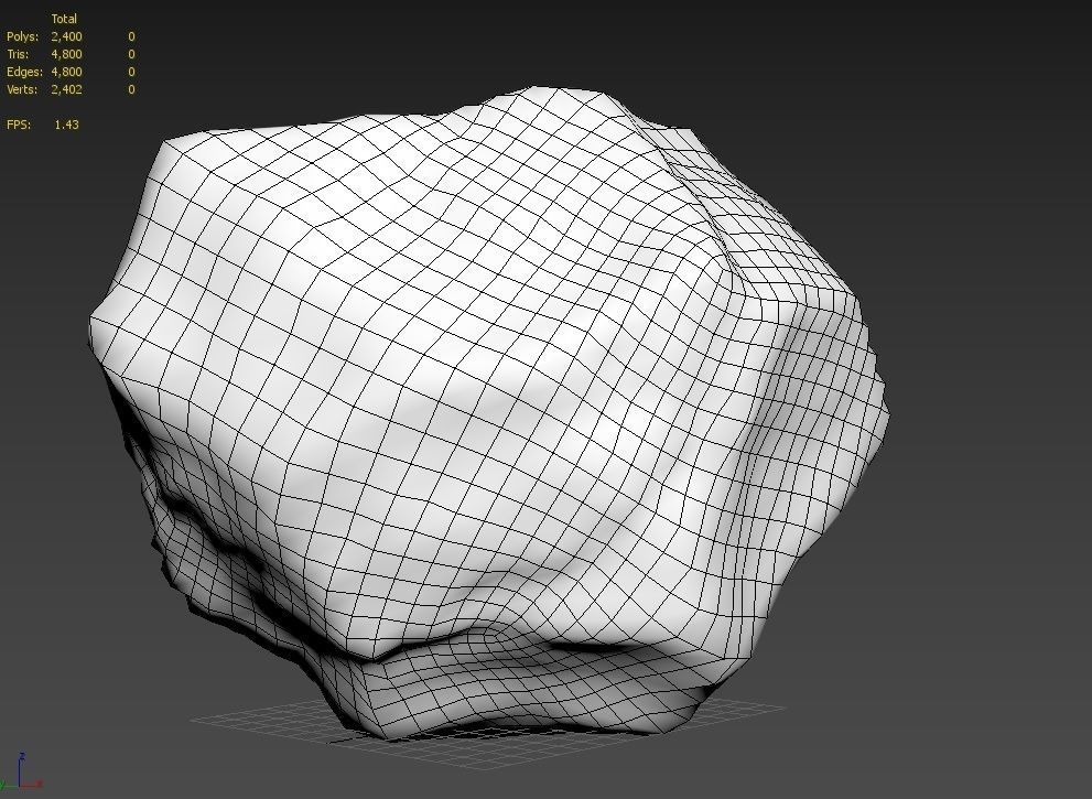 Rock M07A Low-poly 3D model_6