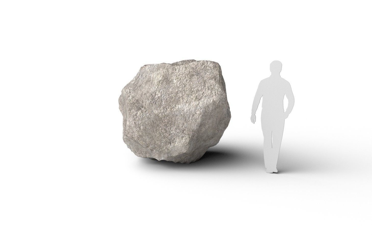 Rock M07A Low-poly 3D model_4