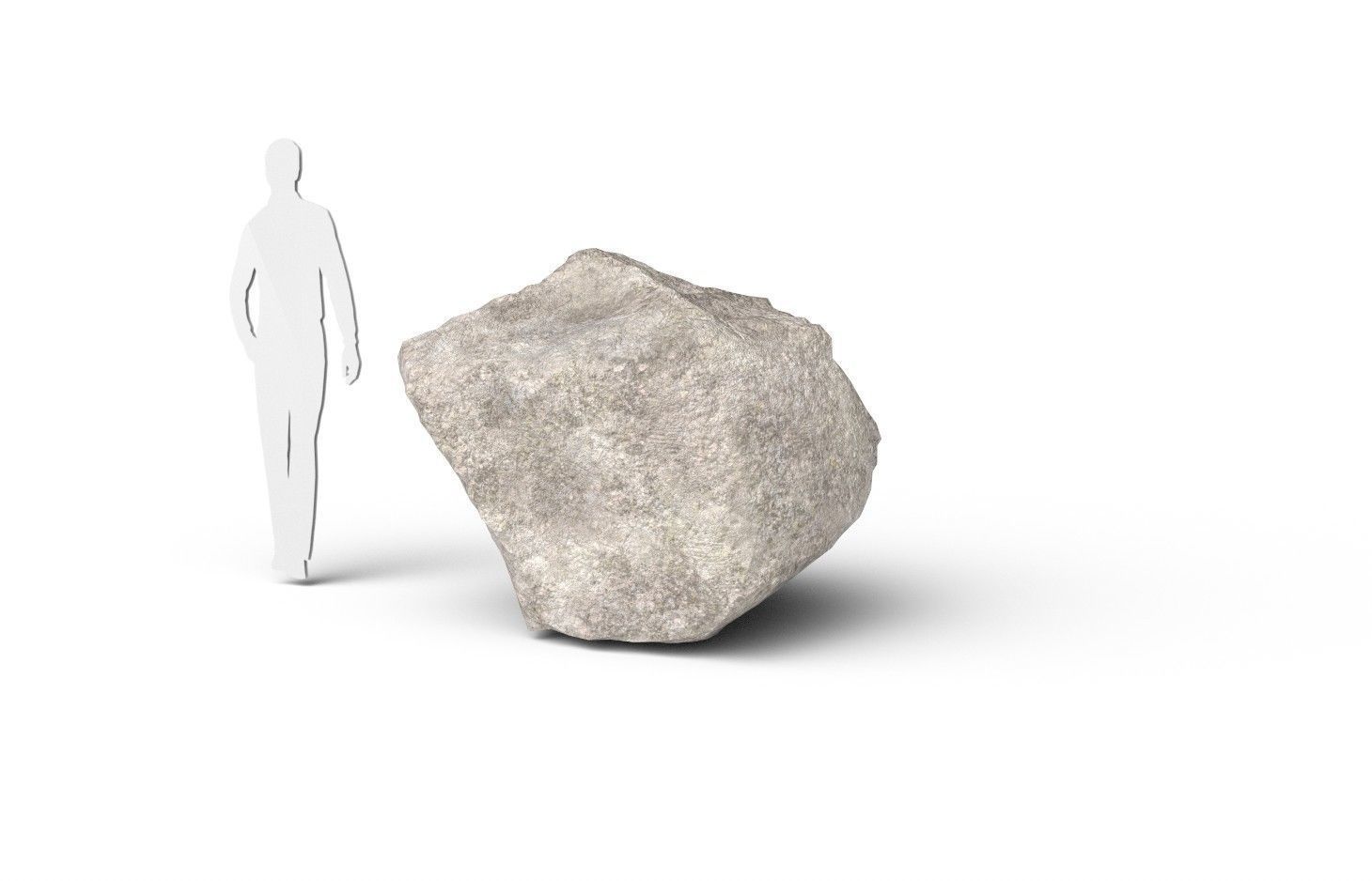 Rock M06A Low-poly 3D model_2